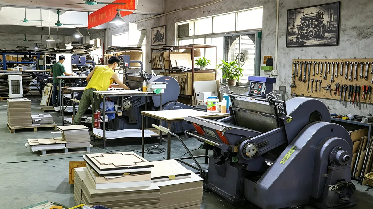 Die-cutting and creasing machine