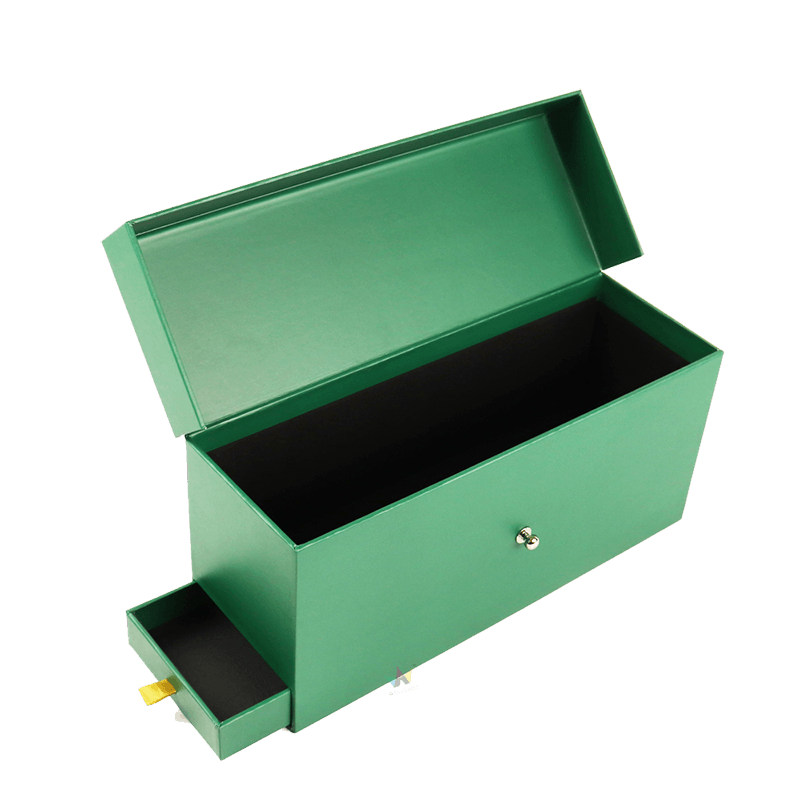Custom flip-top magnetic box