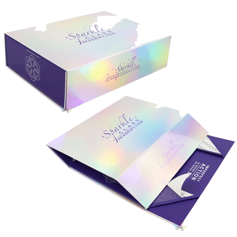 Integrated folding box