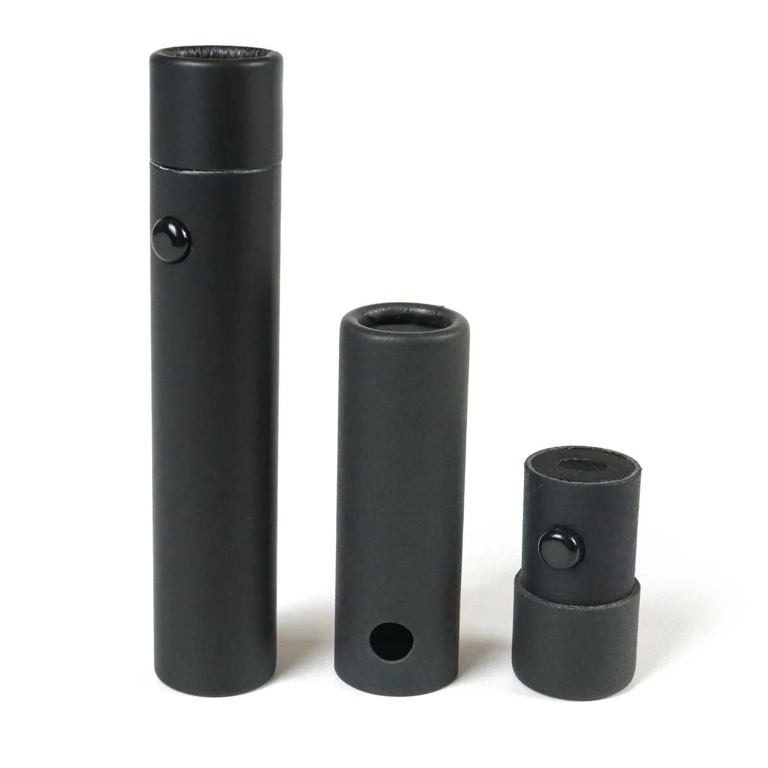 Custom Matte Cylinder E-cigarette Packaging Tubes – Snap Button Closure Round Paper Vape Pen Packaging