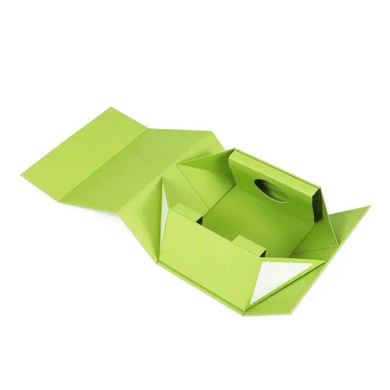 Custom One-Piece Folding Box – Premium Flat-Shipping Foldable Rigid Packaging