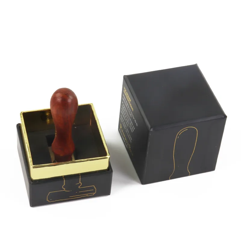 Custom Matte Black Rigid Lid and Base Box – Square Two-Piece Luxury Gift Packaging Box