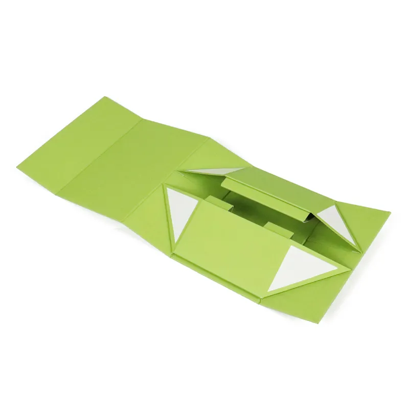 Custom One-Piece Folding Box – Premium Flat-Shipping Foldable Rigid Packaging