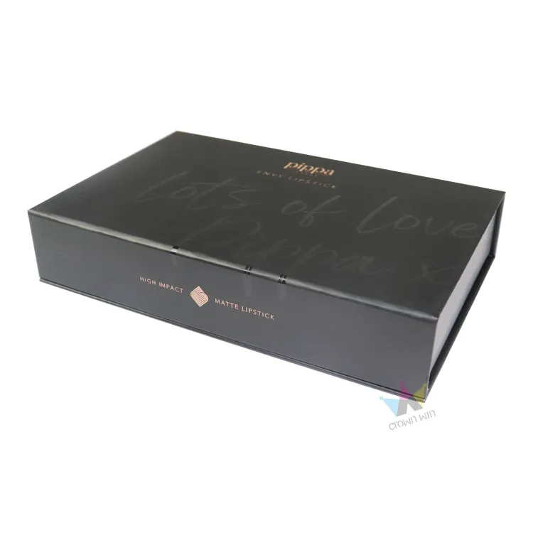 Scatola magnetica personalizzata per rossetti – Lussuosa confezione regalo rigida per cosmetici con chiusura magnetica