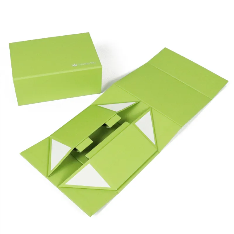 Custom One-Piece Folding Box – Premium Flat-Shipping Foldable Rigid Packaging