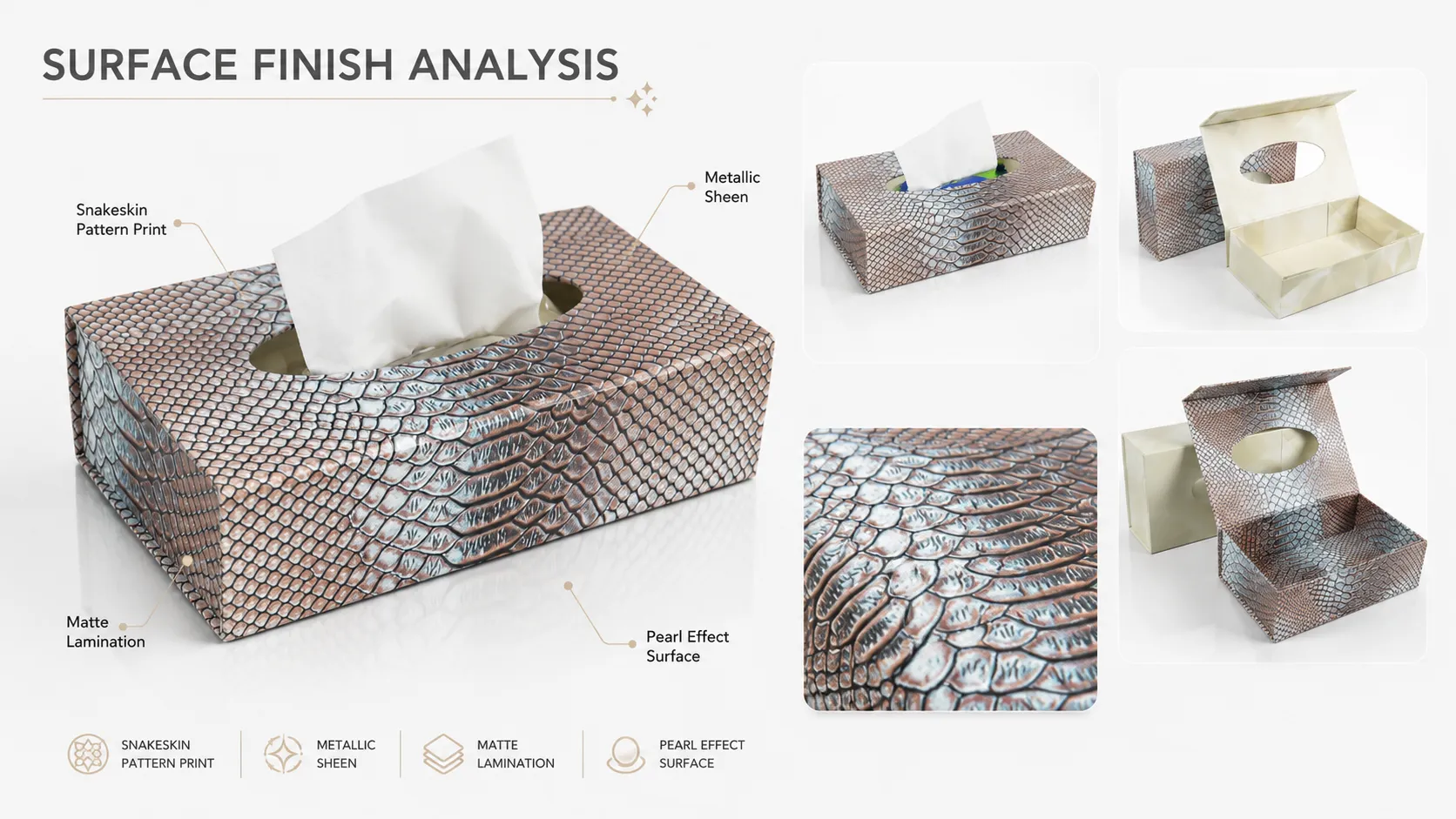 Collapsible Flat Fold Tissue Window Box Packaging – For Facial Tissue Home & Hotel Storage-Process