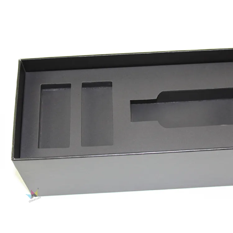 Complete auto detailing ceramic coating set arranged inside luxury black lid and base rigid gift box