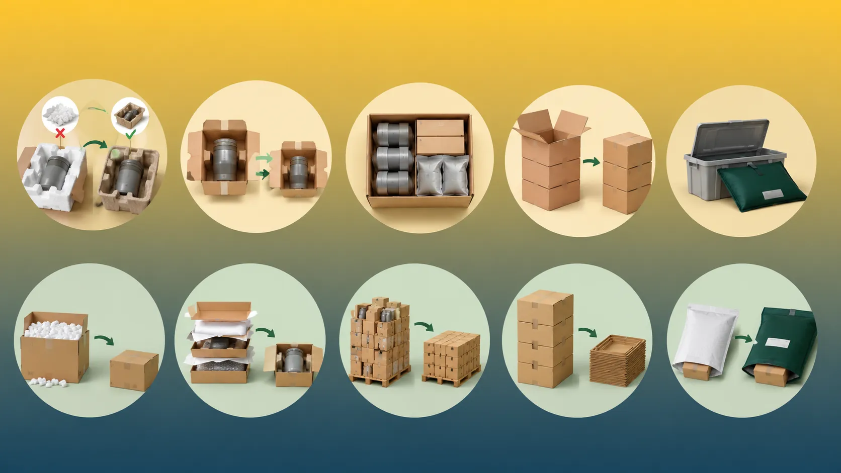 Full packaging redesign client case by Crown Win Box Manufacturer, lightweight paper inserts, reduced box volume, weight cut to lower packaging shipping costs for industrial & cosmetic goods