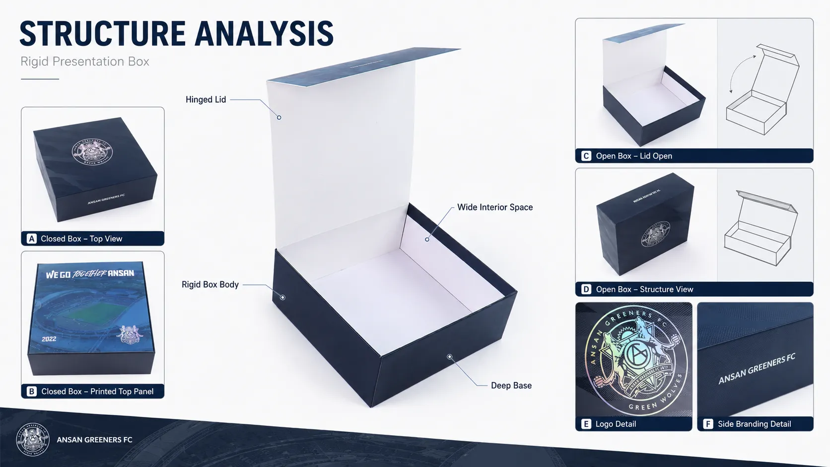 Custom Full Color CMYK Print Flip Top Essential Oil Boxes – Holographic Iridescent Foil Logo, Dark Geometric Texture, Blank White Interior Custom Square Paper Gift Packaging for Essential Oil Sets & Sports Souvenirs-structure