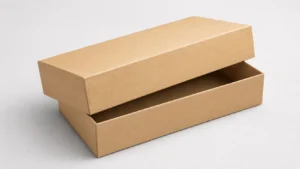 Custom long kraft heaven and earth lid paper box finished product for cosmetic gift packaging, manufactured by Crown Win Box Manufacturer