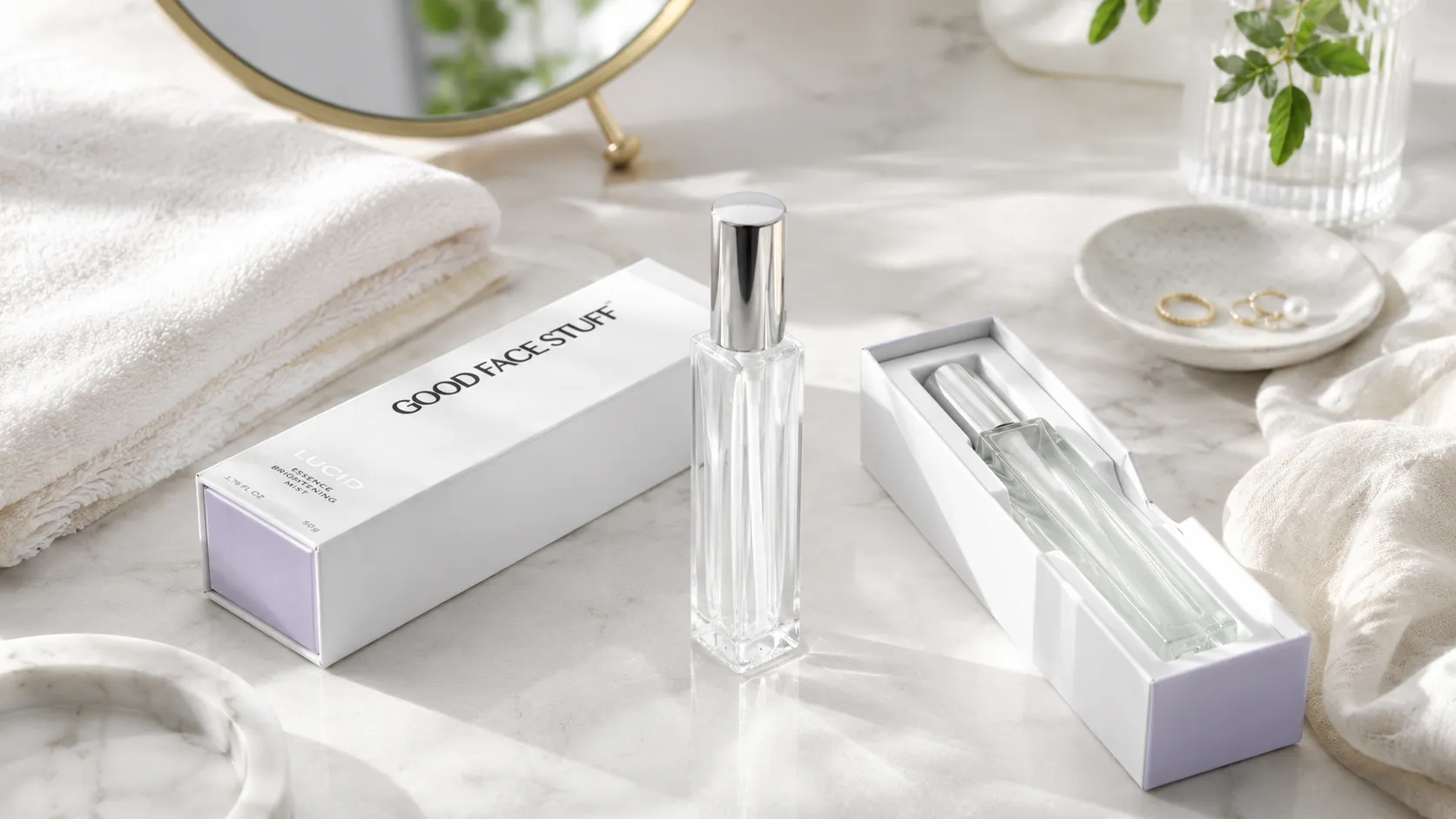 Custom Sliding Drawer Rigid Skincare Packaging Box for Essence Mist Spray Bottle-Application Scenarios