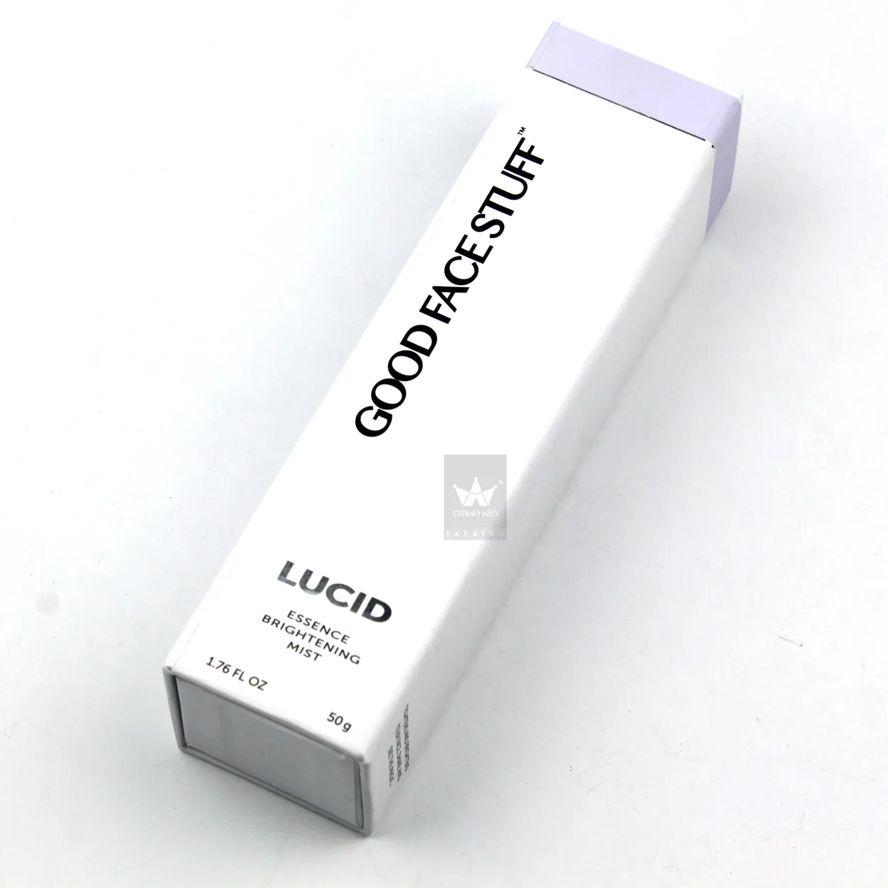 Closed luxury sliding drawer rigid skincare packaging box for essence brightening mist cosmetic product