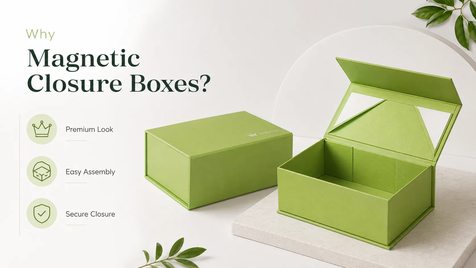 Ideal use cases for magnetic closure boxes, custom rigid gift boxes for cosmetics jewelry gifts and retail product packaging