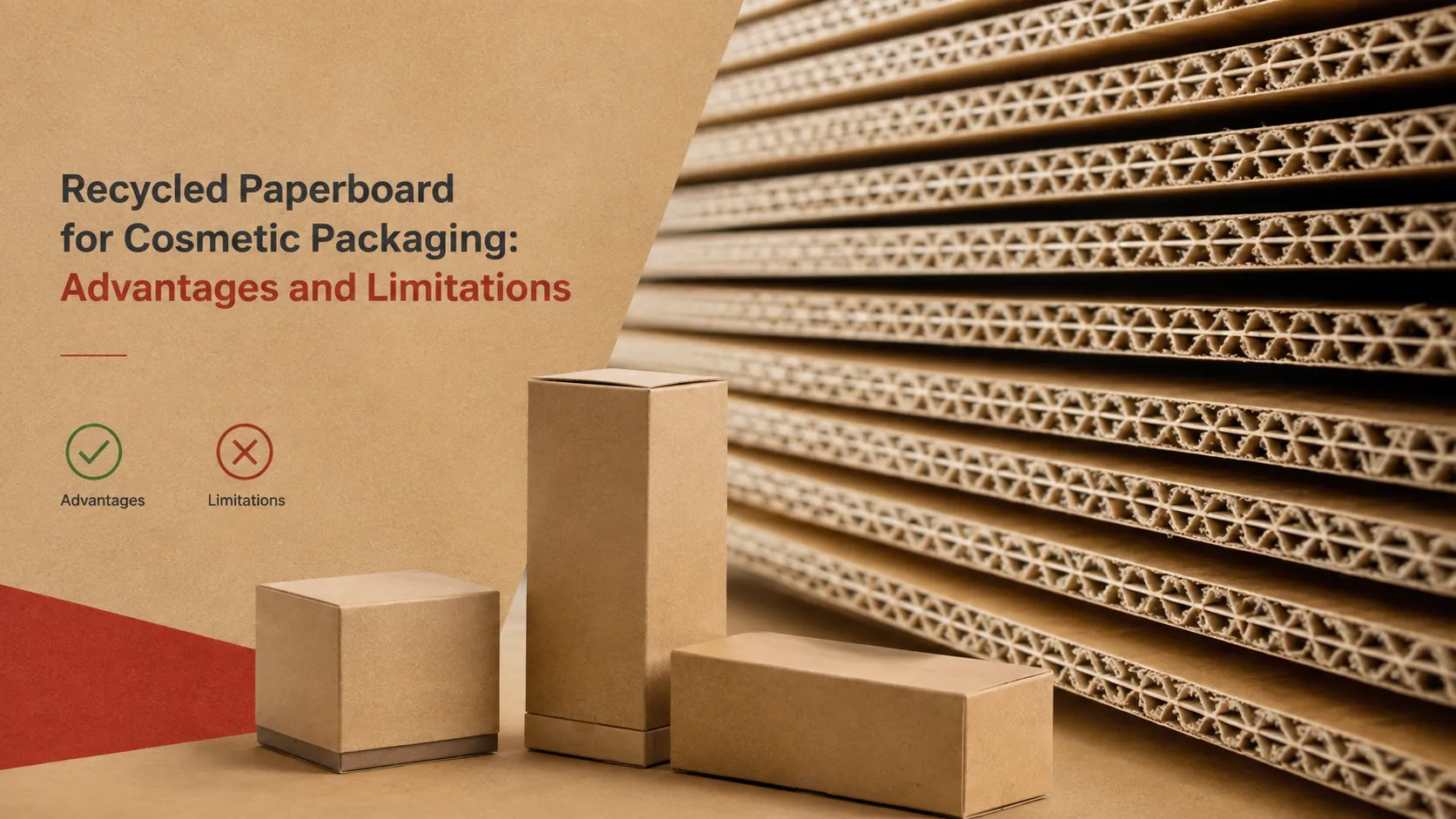 Recycled paperboard for cosmetic packaging overview, advantages and limitations by Crown Win Packaging