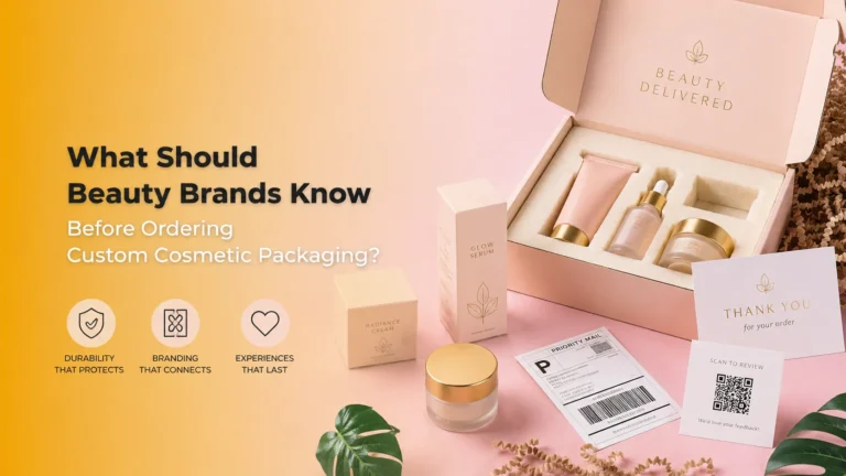 What beauty brands should know before ordering custom cosmetic boxes, premium skincare packaging with protective foam inserts