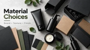 Estructuras de empaque para productos de aseo personal masculino, incluyendo cajas rígidas, cajas plegables, envases para el cuidado de la piel y una navaja de afeitar.